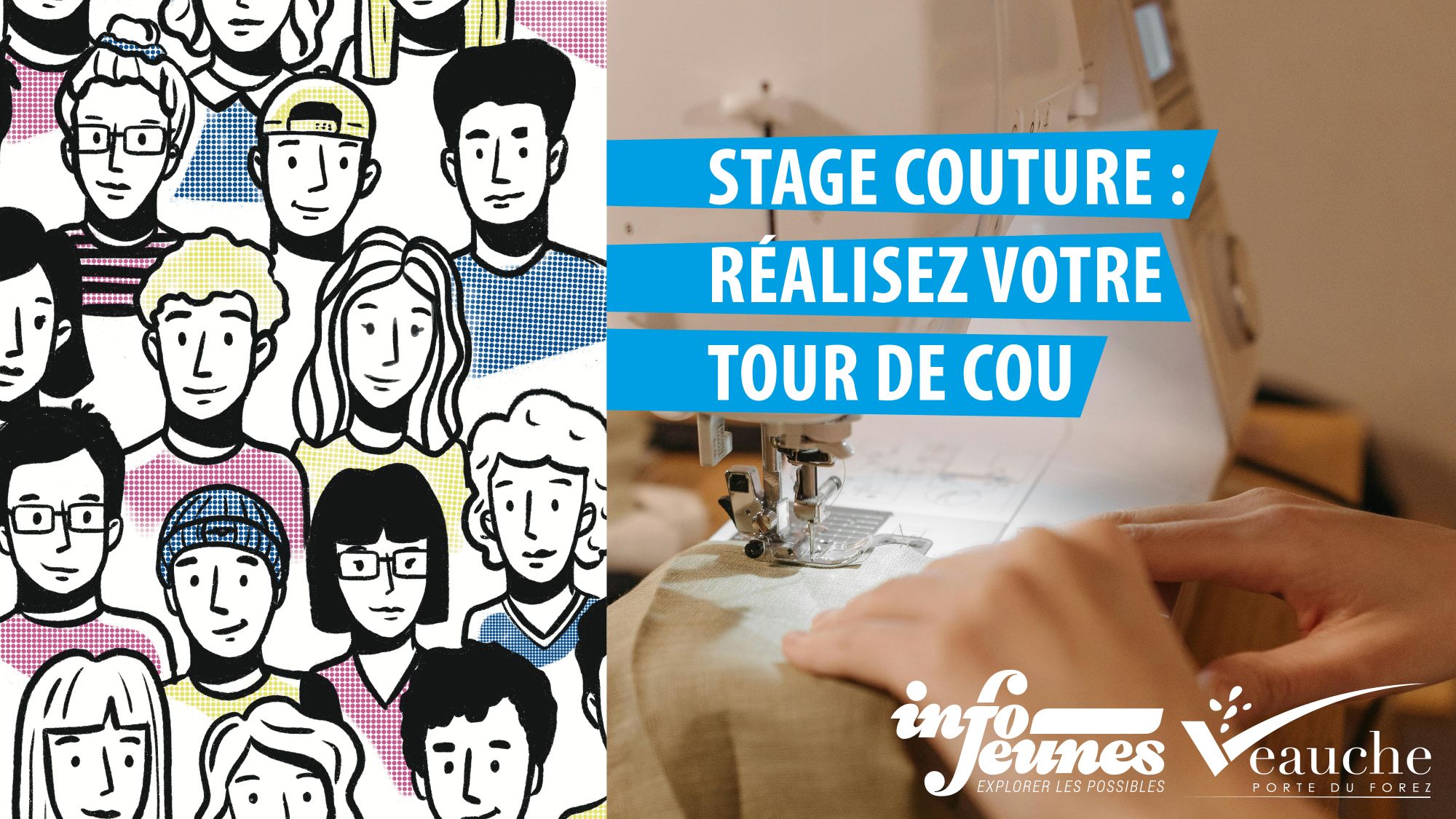 Stage couture réalisez votre tour de cou avec le PIJ