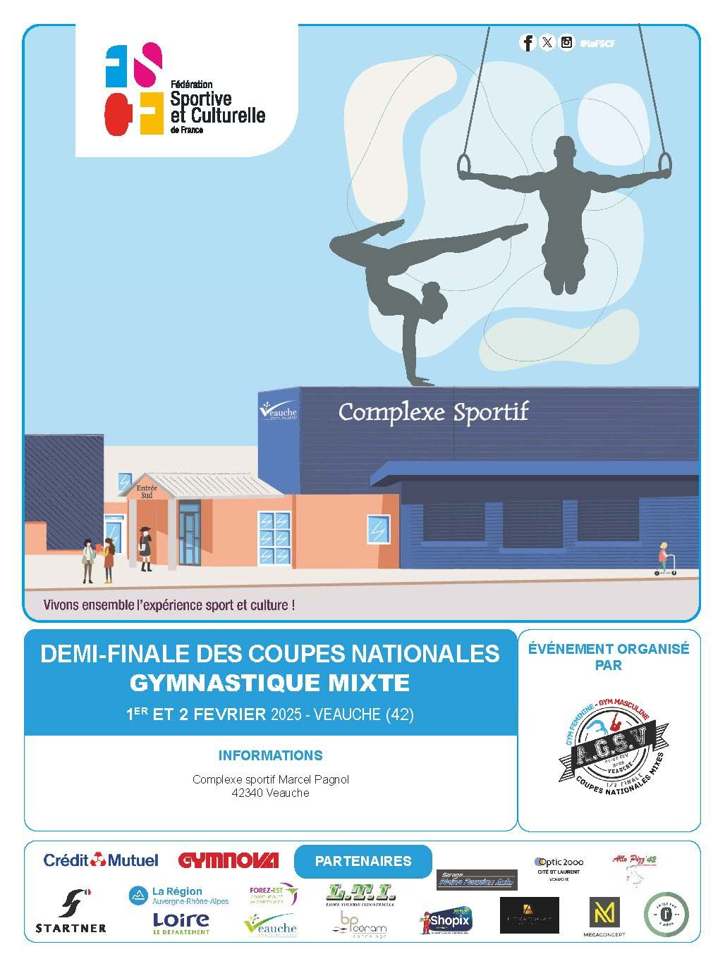 Gym mixte - Demi-finale des coupes 2025 - Zone Sud-Est